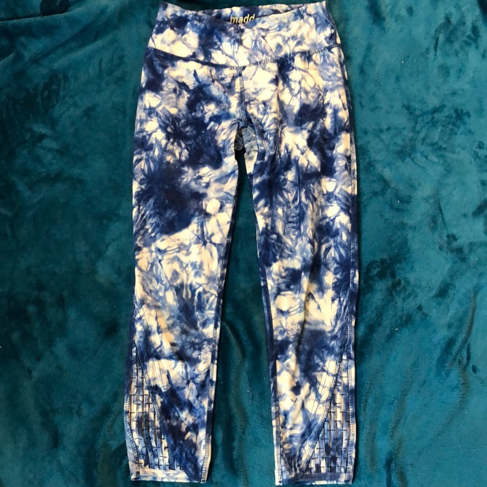 blue leggings